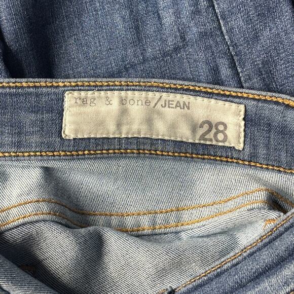Rag & Bone Capri Ankle Jeans Rae Medium Wash Size 28 - Picture 9 of 13
